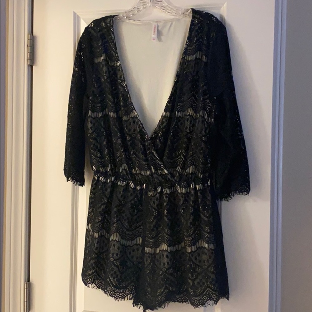 Lace romper